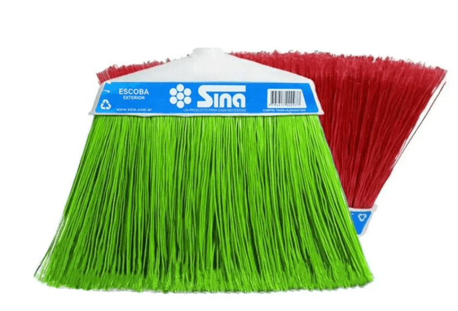 ESCOBA EXTERIOR CERDA DURA 14 CM