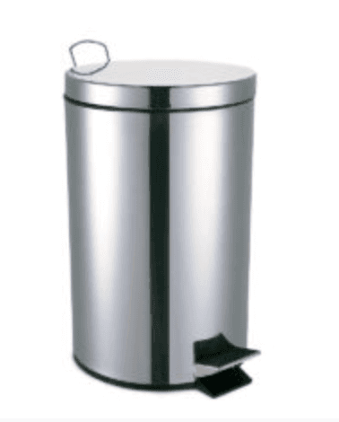CESTO DE RESIDUO ACERO INOXIDABLE X 8L