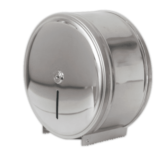 DISPENSER PAPEL HIGIENICO X 350 M ACERO INOXIDABLE