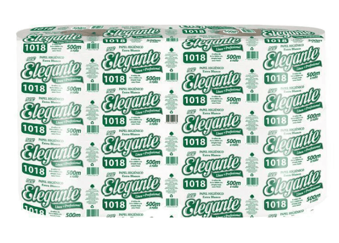 PAPEL HIGIENICO X 500M X 4U ELEGANTE