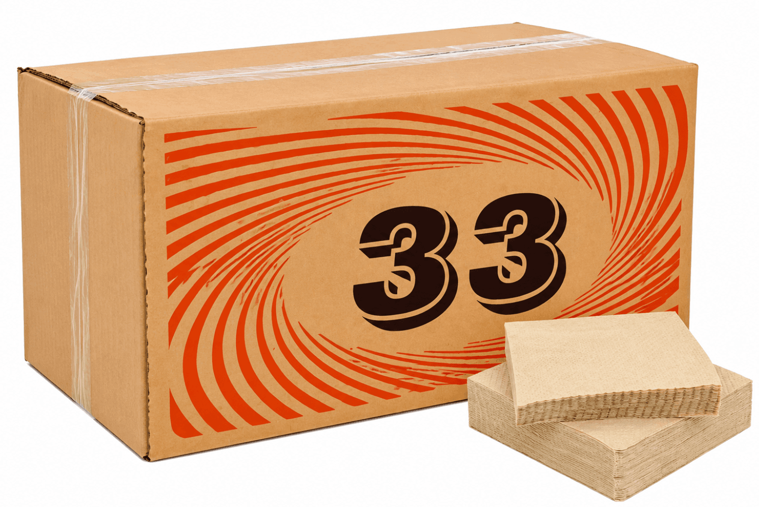 SERVILLETAS 33X33CM BEIGE