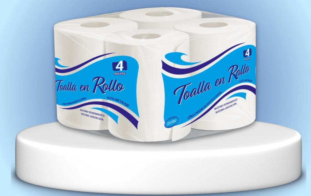 TOALLAS EN ROLLO X 200M X 4U PREMIUM