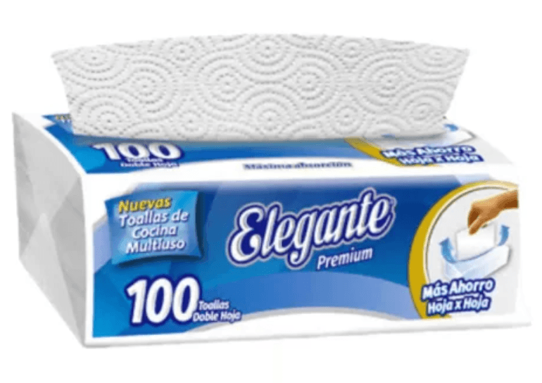 PAÑOS MULTIUSO X 100U ELEGANTE