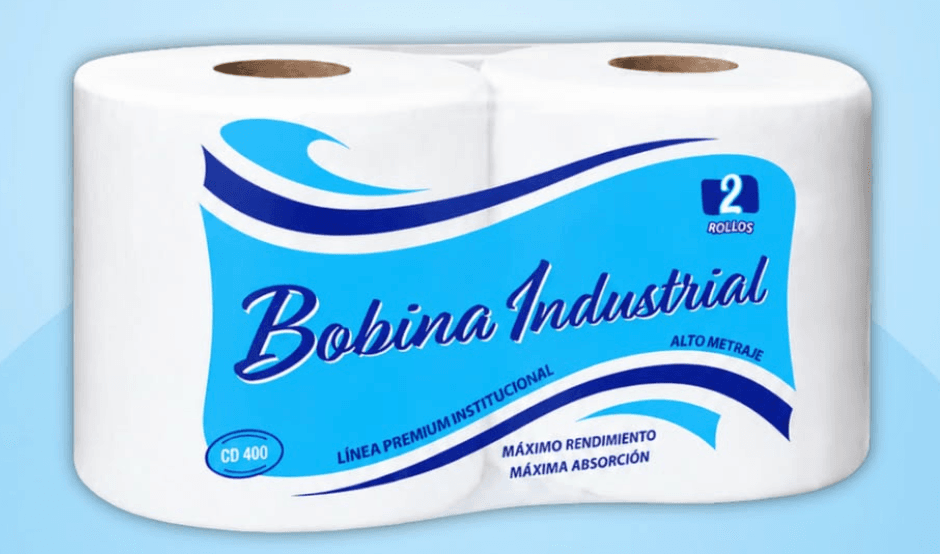 BOBINA INDUSTRIAL X 400M X 20CM X 2U PREMIUM